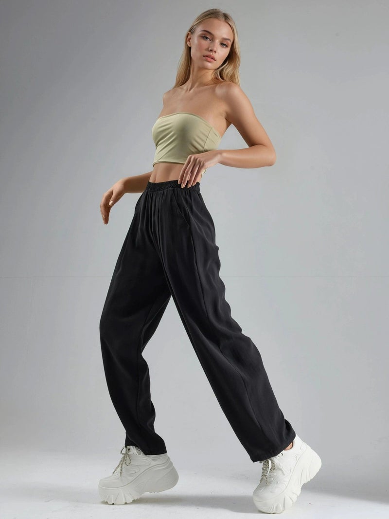 BUSEM Wide Leg Pleated Pants - Image 5
